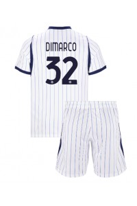 Inter Milan Federico Dimarco #32 Babyklær Borte Fotballdrakt til barn 2026-27 Korte ermer (+ Korte bukser)